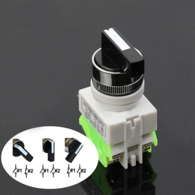 1PCS NEW Rotary Three Position LAY7-20X/3 Selector Schalter Power Ignition