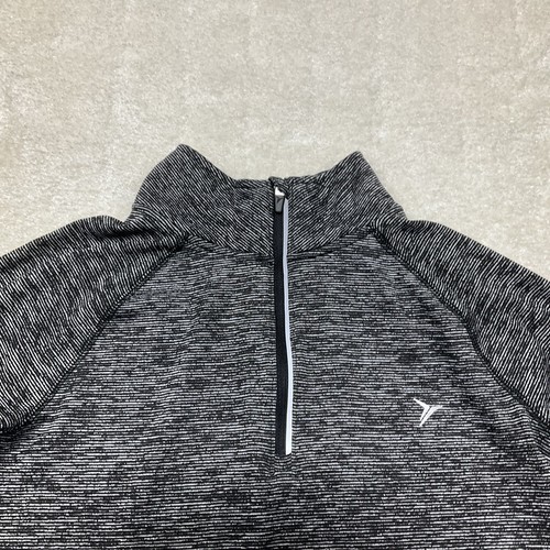 Old Navy Active Go Dry Girls Size XL (14) 1/4 Zip Gray Pullover Track Jacket - Picture 3 of 9