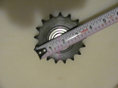 Toro / Exmark 17T Idler Sprocket Part# 116-6719 Sprocket-Idler, 17T for Aerator - Picture 4 of 11