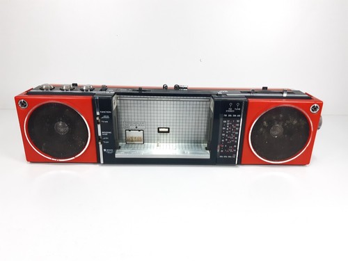 Vintage JVC RC-S55W Japan Mini Boomnox portable Cassette Tape
