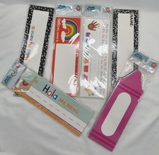 BUNDLE 6pk 30 Nameplates each Student Desks NEW Teacher Classroom Name Tags