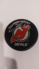 Travis Zajac Autographed Puck New Jersey Devils