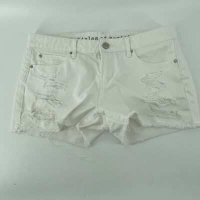 Short Vintage Taille Haute En Jean Blanc Cassé - Articles Of Society Neuf Avec étiquette - Taille 27