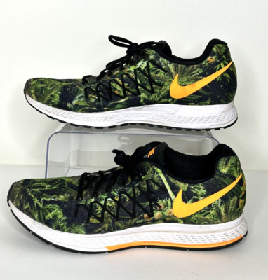 Nike Air Zoom Pegasus 32 Solstice Womens Size 11.5 Green Rain Forest Print EUC