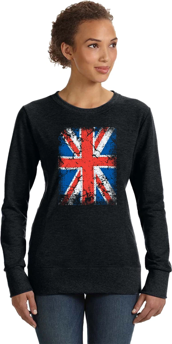 Buy Cool Shirts Union Jack Ladies Sweatshirt | eBay