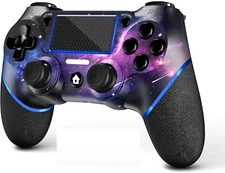 New Custom Design Wireless Controller for PS4 with Touchpad, Vibration  (Galaxy)