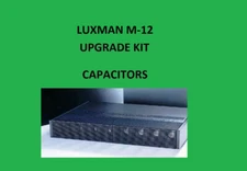 Amplifier LUXMAN M-12 Repair KIT capacitor restoration service recap fix rebuild