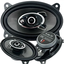 New Audiotek K7 4x6" in 3-Way 180 Watts Coaxial Car Speakers CEA Rated (Pair)