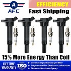 4 Ignition Coil pack Uf651 +Spark Plug For Elantra Tucson Kia Soul Oem 1.8L 2.0L