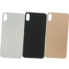 For iPhone X XS MAX Replacement Back Glass Rear Glass Battery Cover Big Hole