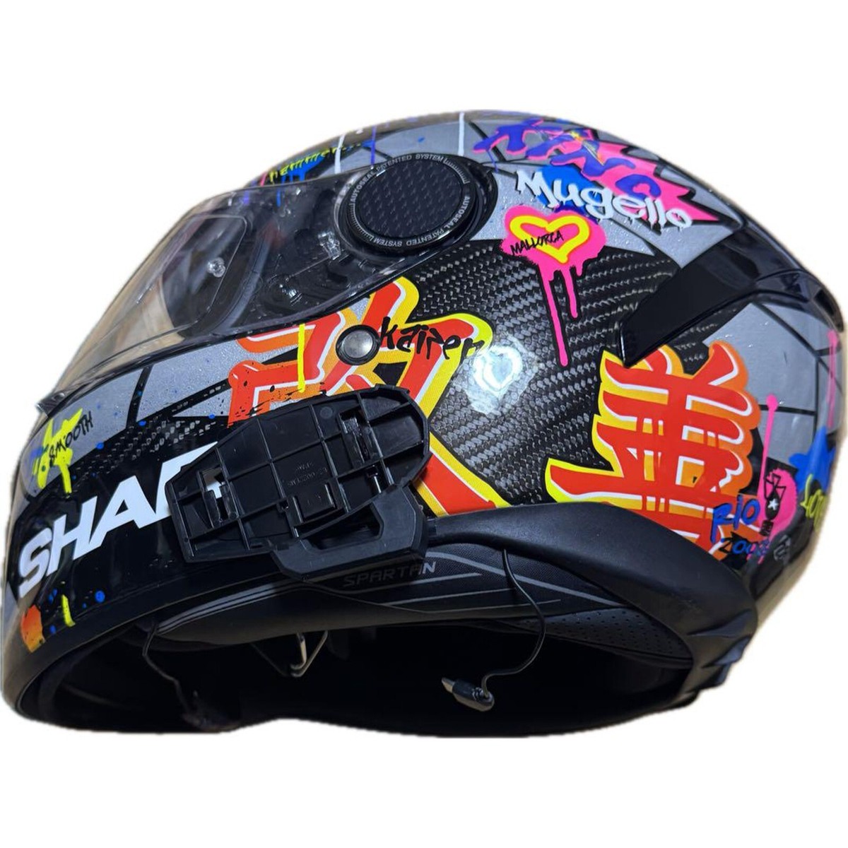 SHARK SPARTAN CARBON Replica LORENZO CATALUNYA GP Motorcycle