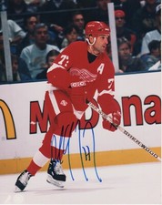 Detroit Red Wings Paul Coffey Signed Autographed 8x10 NHL Photo COA