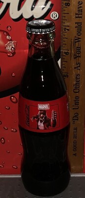 2024 COCA COLA X MARVEL CHARACTER  STAR - LORD  8OZ COCA COLA ZERO SUGAR BOTTLE