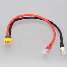 Ebike Battery XT60 Male 10AWG Charging Wire M6 6mm O Ring High Current Terminal
