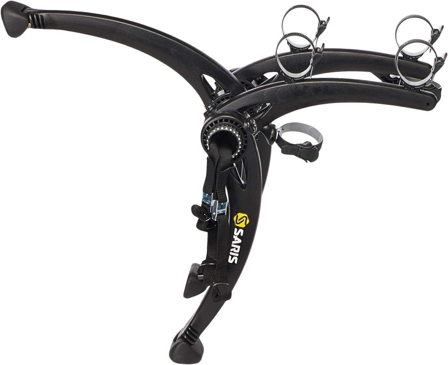 Saris Bones Car Trunk Bicycle Rack Carrier, Mounts 2 Bikes, Black - Durable 805B