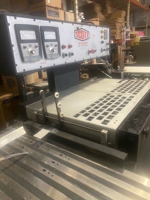 Scott 10,000 high speed index tab cutter
