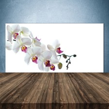 Kitchen Splashback 140x70 Tempered Glass Flowers Floral