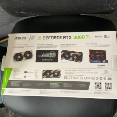 ASUS NVIDIA GeForce RTX 3060Ti Dual OC 8GB GDDR6X Video Graphics