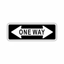 One Way, Hard Hat, Tool Box, Car, Sticker Decal
