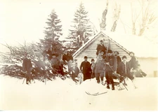 L.Courvoisier-Haas, Switzerland, Courvoisier group, snow release vintage albumen pri