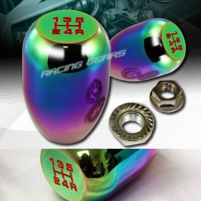 NEO CHROME ALUMINUM MANUAL MT TYPE-R 5-SPEED SHIFTER SHIFT KNOB UNIVERSAL
