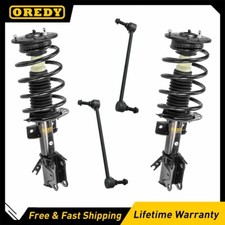 Pair Front Struts + Sway Bar Ends for Ford Fusion 2.0L 2013 - 2016 2017 2018