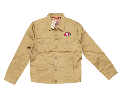 Levi's San Francisco 49ers Gold Twill L Trucker Button-Up Jacket