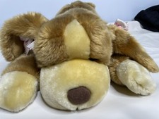 Animal Alley Brown Puppy 18  Floppy Ears with Bows Hound