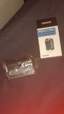 Carson Microbrite plus 60X-120X LED Taschenmikroskop Mit Asphärischem Linsensyst