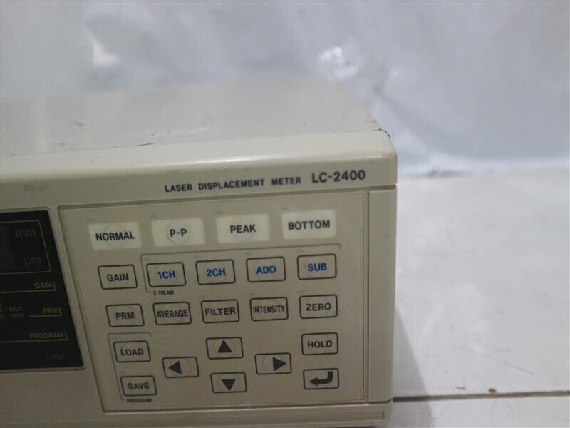 Keyence LC-2400 LC2400 Laser Displacement Meter w/o Key Keyence LC-2400 LC2400 Laser Displacement Meter w/o Key
