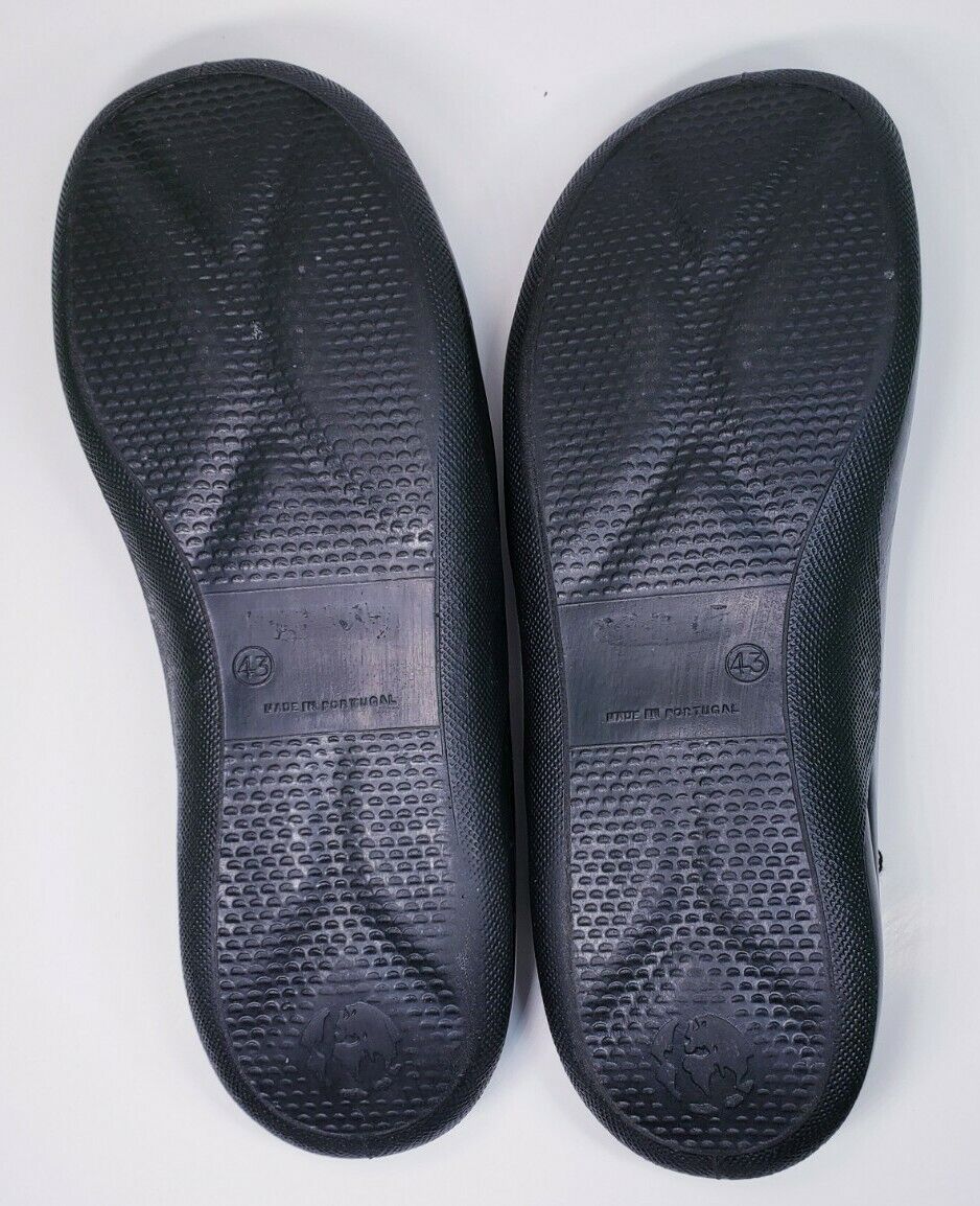 Hammacher Schlemmer Slip On Shoes Black Chocolate… - image 5