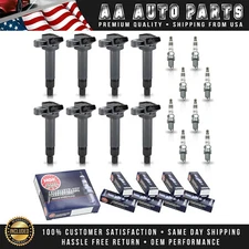 8 Ignition Coil & 8 NGK Iridium Spark Plug for Toyota Tundra Lexus GX470 UF230