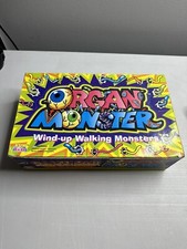 Vintage Fun Base Organ Monster Wind-up Walking Monsters New Case Brain Heart Eye