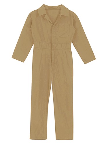 Kid Turndown Collar Coveralls Long Sleeve Jumpsuit Outwear Cosplay Dress Up - Picture 58 of 61