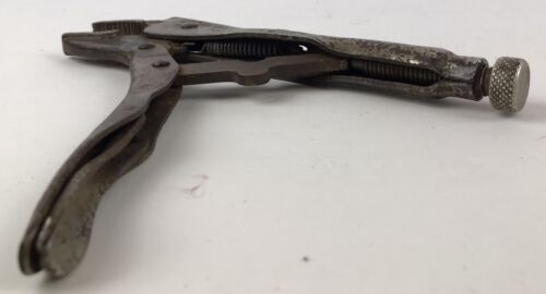 Vintage Peterson Dewitt Vise Grip 10CR Curved Jaw Locking Pliers Made in USA - Picture 10 of 16