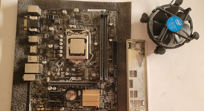 ASUS H110M-E/M.2 MATX Motherboard with Intel i7-7700 CPU, Cooler, & I/O shield