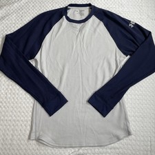 Under Armour Thermal Waffle Shirt Medium Men  s All Season Long Sleeve Tee