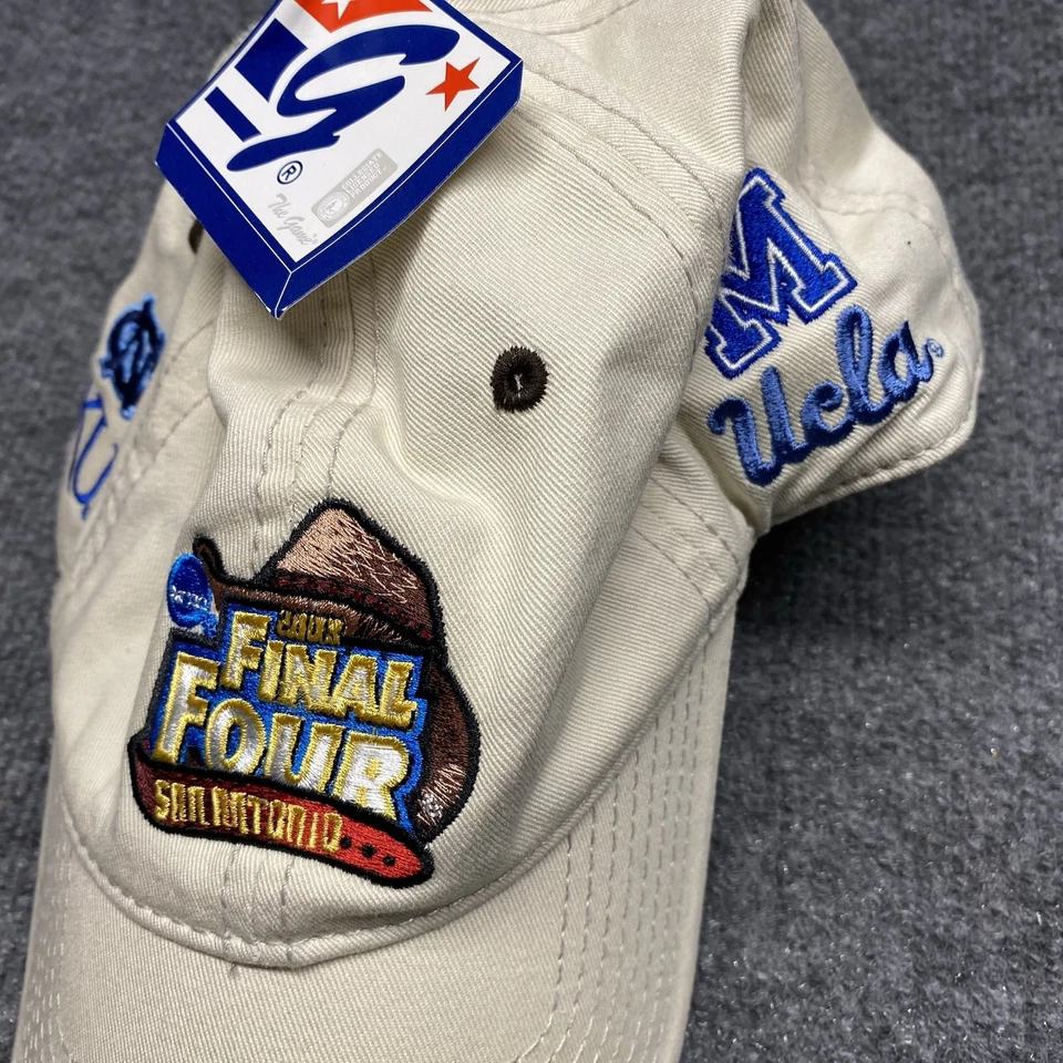 Gorra de baloncesto NCAA 2008 Final Four sin circular Kansas Memphis UCLA NUEVA CON ETIQUETAS ajustable Foto 2 de 4