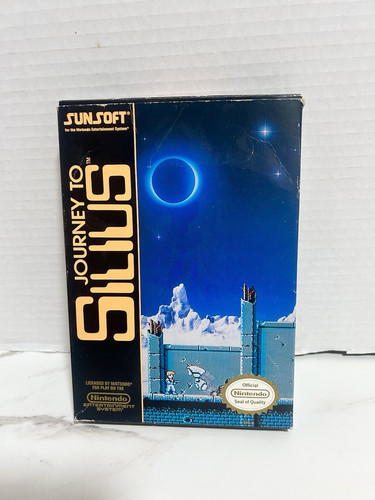 Journey to Silius Nintendo 1990 NES Sunsoft CIB Complete Game in Box Tested Rare