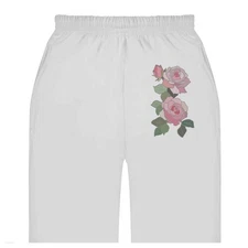 'Pink Roses' Adult Sweatpants / Joggers (JO046563)