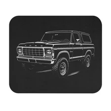 1979 Ford Bronco Mouse Pad Classic 4x4 SUV Vintage Off Road Truck Desk Mat