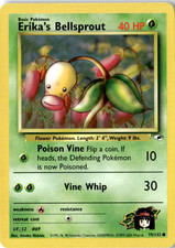 Erika's Bellsprout (75) Unlimited Common Gym Heroes 075/132 NM