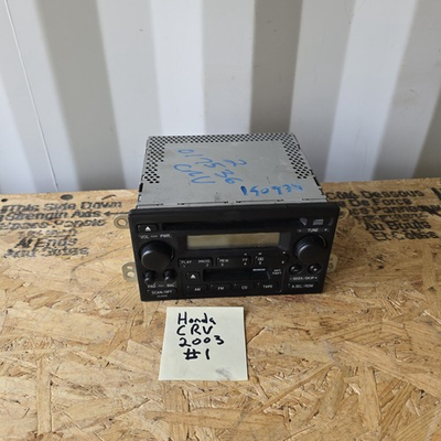 #ad 2003 Honda CR V Radio AM FM CD Cassette Player OEM 39101S9AA110M1 $86.13