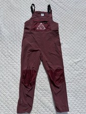 Nike ACG Bib Storm Fit Big Kids Puddle Pants Overalls Size Large Burgundy Purple