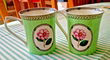 Queens Royal Horticultural Society Fine Bone China Mug x 2 - Applebee Collection
