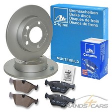 ATE BREMSSCHEIBEN VOLL Ø245 + CERAMIC BELÄGE HINTEN FÜR VW PASSAT 3B 3BG 97-05
