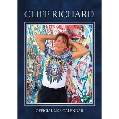DANILO Cliff Richard A3 Calendar 2026 - Entertainment - Month To View