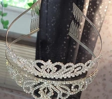 Rhinestone Tiara Crown Wedding Diva Princess
