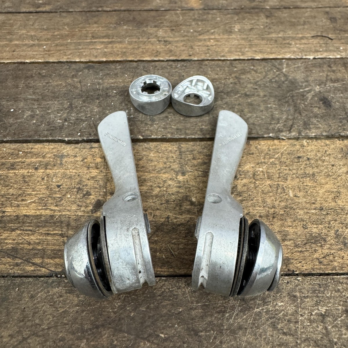 Vintage Shimano L422 Shifter Set Ratchet Down Tube Road Bike SL