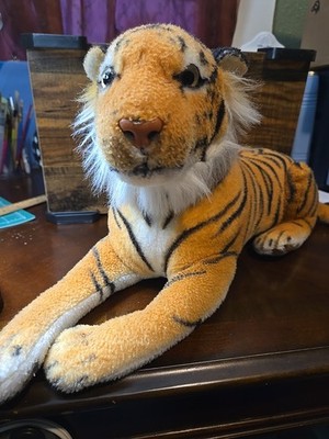 Realistic Tiger 17  Stuffed Animal Plush Tiger Tale Toys Viahart